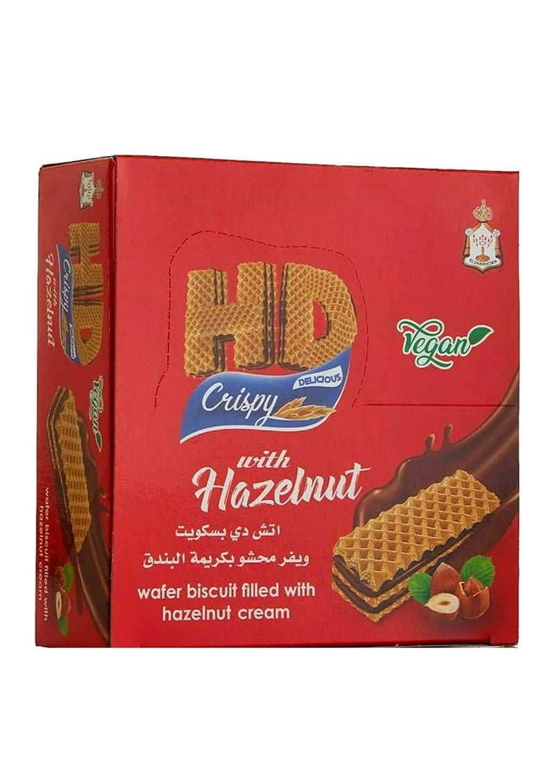 elshamadan HD Wafer Biscuit Filled With Hazelnut Cream pack of 6 