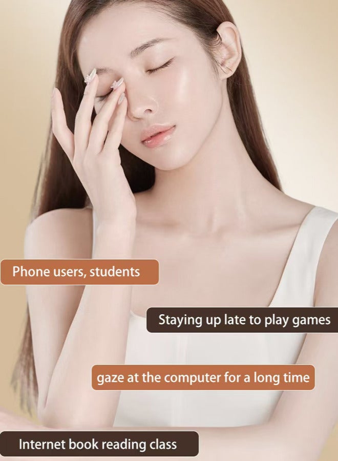 Chixing Eye Mask Massager, New Year Birthday Gifts for Women, FSA HSA Eligible Eye Massager with Heat, Eye Mask Eye Massager for Migraine, Relax Eye, Eye Strain Relief, Improve Sleep for Women Men - Image 5