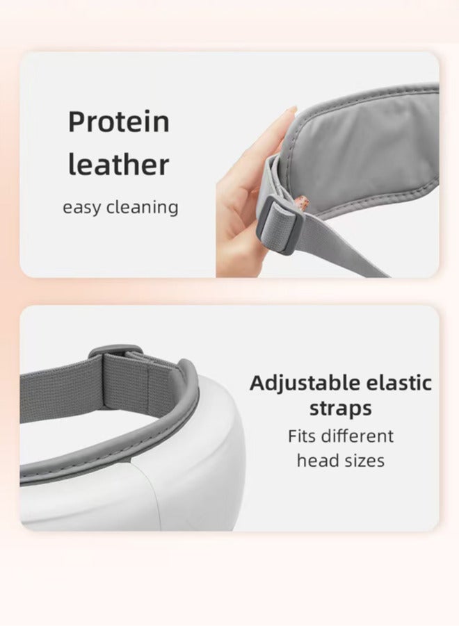 Chixing Eye Mask Massager, New Year Birthday Gifts for Women, FSA HSA Eligible Eye Massager with Heat, Eye Mask Eye Massager for Migraine, Relax Eye, Eye Strain Relief, Improve Sleep for Women Men - Image 4