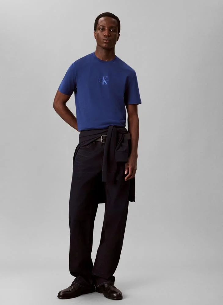 Calvin Klein Jeans  Monologo Crew Neck T-Shirt for Men | Best Price UAE