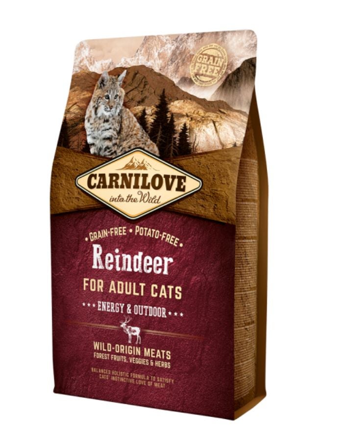 Carnilove Reindeer Adult Cat Food 2kg | Grain-Free Formula