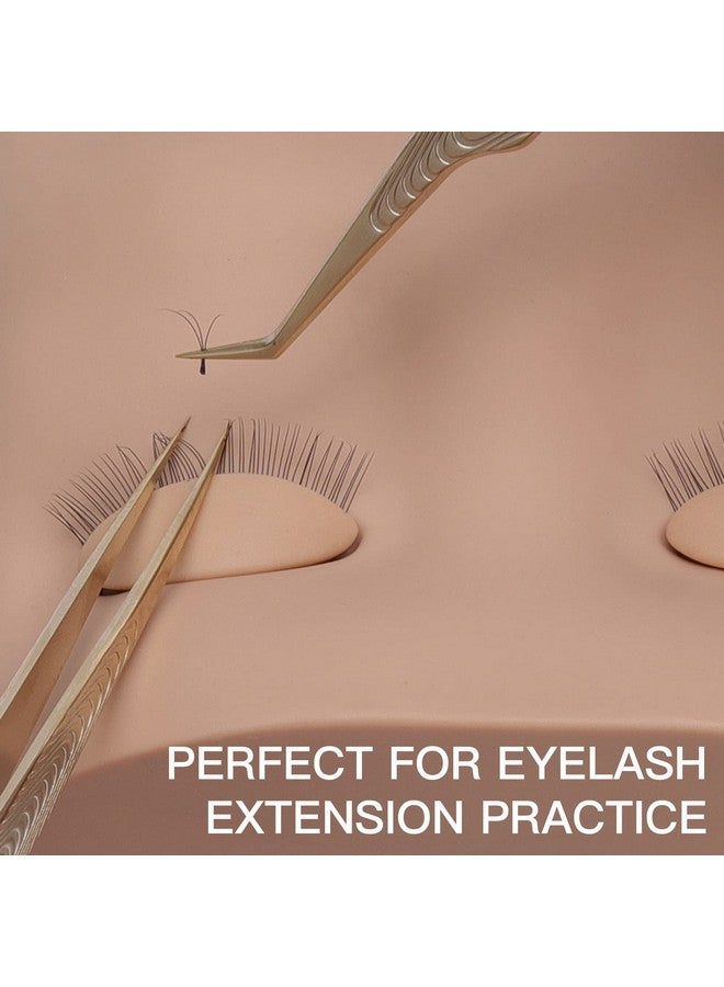 بريتي ميموري 3 أزواج من الجفون لممارسة الرموش، جفون بديلة لرأس عارضة أزياء الرموش، جفون ممارسة مطاط السيليكون لوصلات الرموش، ممارسة المكياج - Image 5