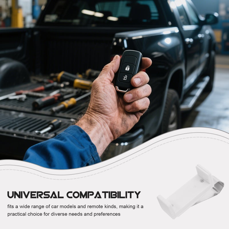 Universal Car Visor Clip: Garage Door Remote Adjustable Keychain Holder Sun Visor Organizer for Gate Remote Easy Installation - Image 5