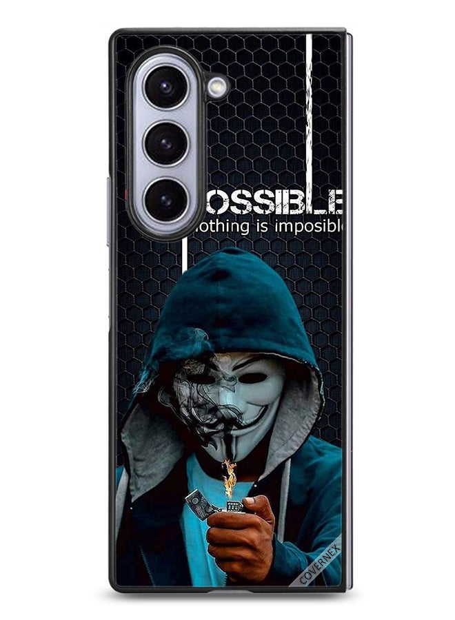 Covernex غطاء حماية لجهاز سامسونج جالكسي زد فولد 6 - أنا ممكن، لا شيء مستحيل خلفية - Image 1