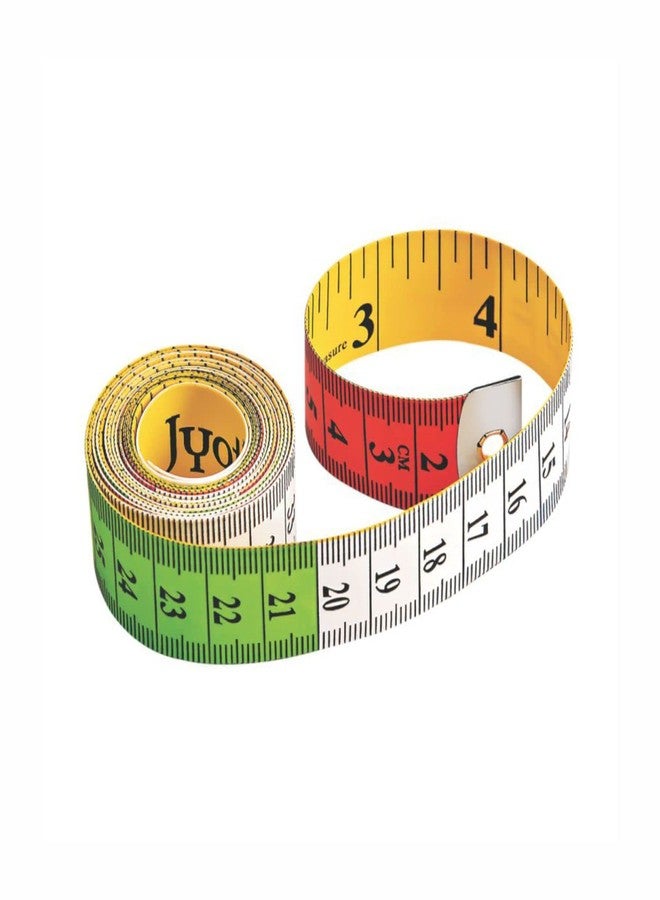 Jyoti 36729 Tape Measure for Body Measurement, Sewing Dressmaking Ruler, Durable Soft Flexible Inch Tape for Measurement, Length 60 Inches / 150cm - Width 20mm - Pack of 3 Pieces - Image 1