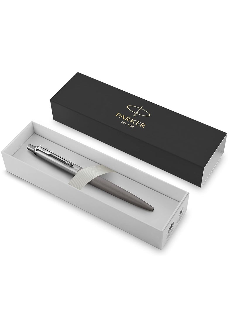 PARKER 1-Piece Jotter XL Ballpoint Pen Blue Ink Medium Tip Matte Grey Barrel - Image 2
