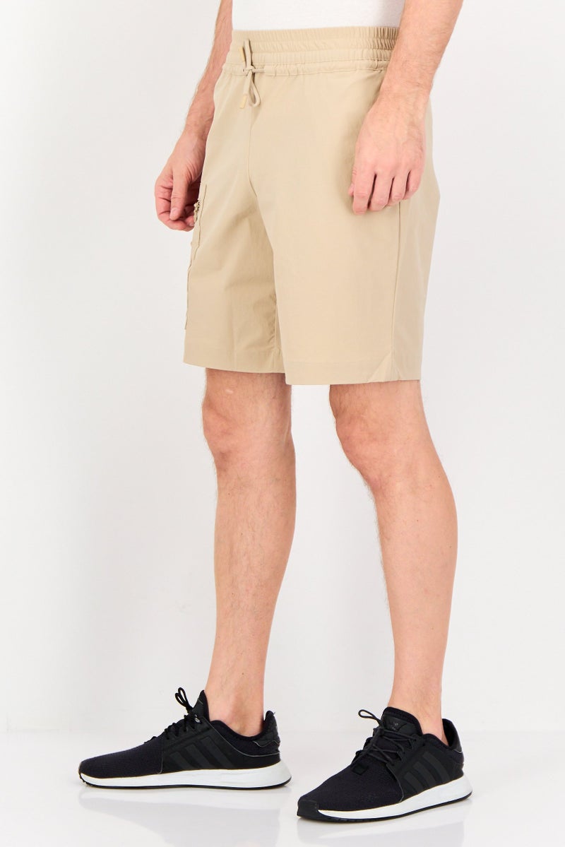 Adidas Men Sportswear Fit Outdoor Shorts, Tan - Image 3