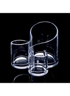 svk dream Acrylic Jewelry Cosmetic And Makeup Organizer 3 Compartment Cosmetic Holder-Transparent  - Image 3