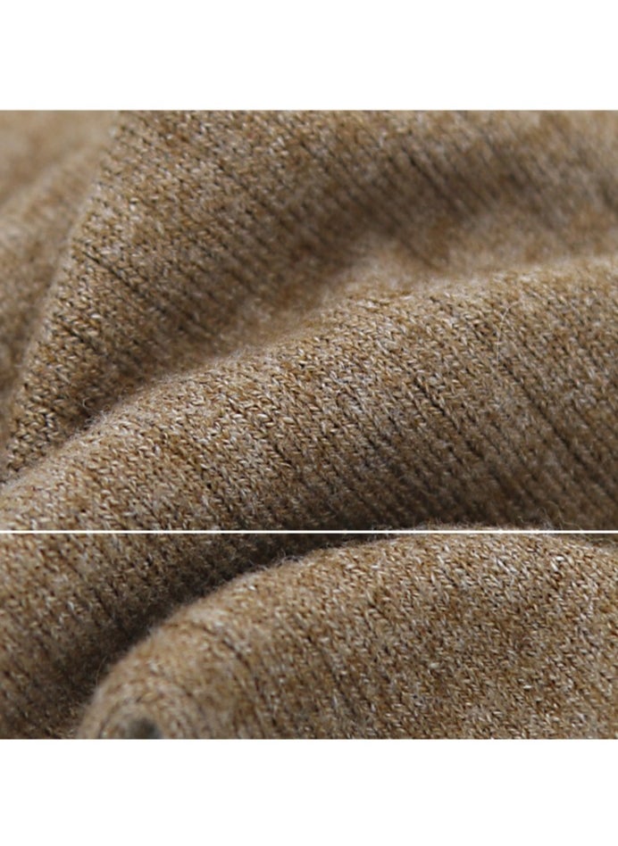 PYC - 1-Pair Warm Thick Knee Warmer Non-Slip Knee Pads Thick Cashmere Protective Knee Pads Arthritic Knee Sleeve for Volleyball Running Dance Football，Applicable population weight: 50-90KG - Image 1
