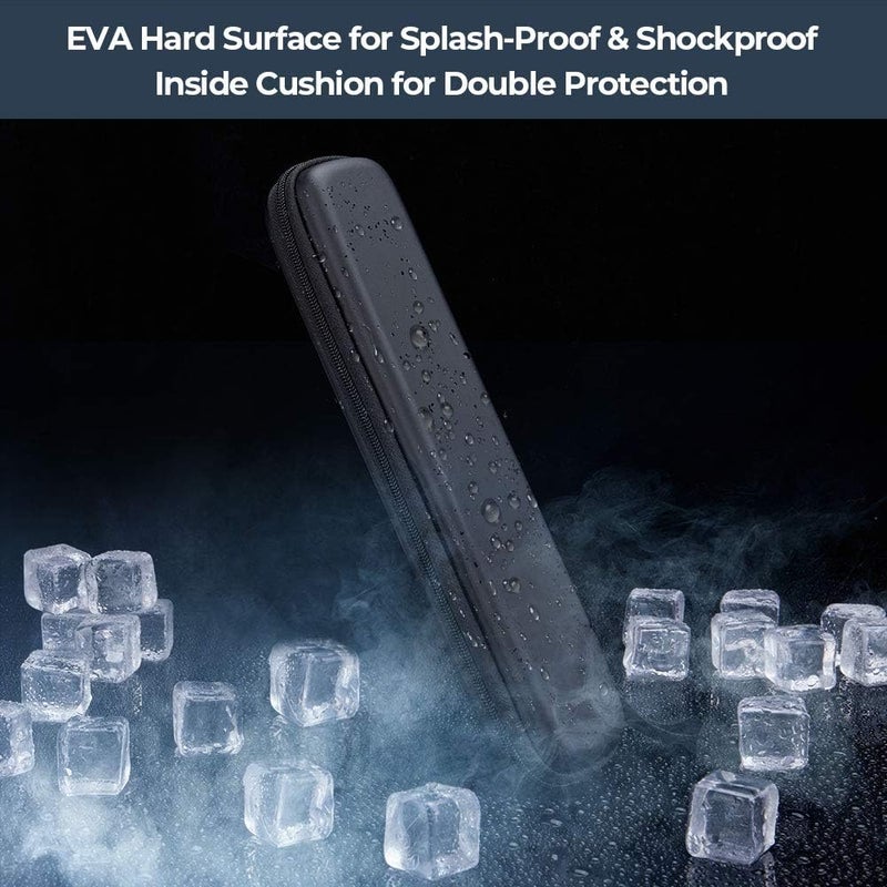 MUNBYN 10.5“ x 1.6” x 1.2“ Hard Travel Case for Iscan/Vupoint/ Magic Wand Portable Scanner, Shockproof/Water Resistant/Pressure-Proof, Ideal for Fitting Scanner, USB Cable, Clean Cloth Together - Image 4