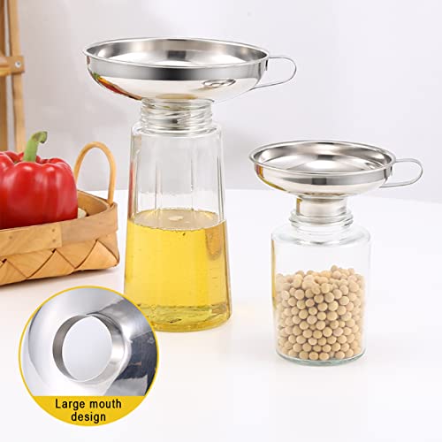 CADAVO Canning Funnel for Kitchen Use, Wide Mouth Funnel for Mason Jars, Large Canning Funnels for Filling Bottles - Image 5