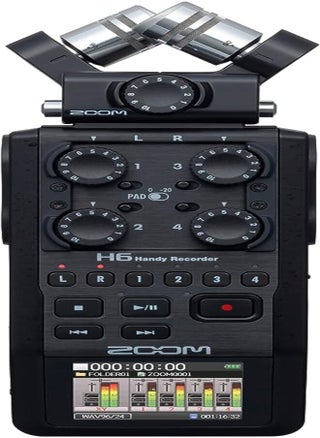 Zoom H6 All Black 6-Input / 6-Track Portable Handy Recorder with Single Mic Capsule, Black - pzsku/ZD41EADD90AB745D003B8Z/45/_/1710964338/ef94290f-ba38-4592-8fcf-753f209abd4d