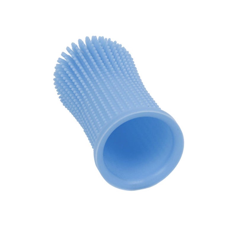 Pet Teeth Sleeve Silicone Material Pet Toothbrush Safety Ingredient Dog Supply Blue - Image 4