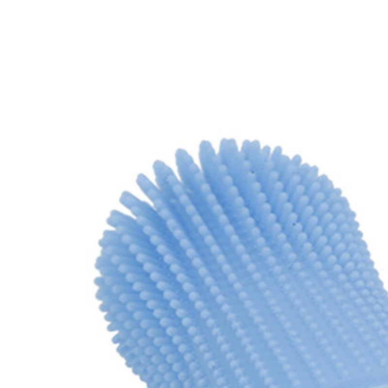 Pet Teeth Sleeve Silicone Material Pet Toothbrush Safety Ingredient Dog Supply Blue - Image 2