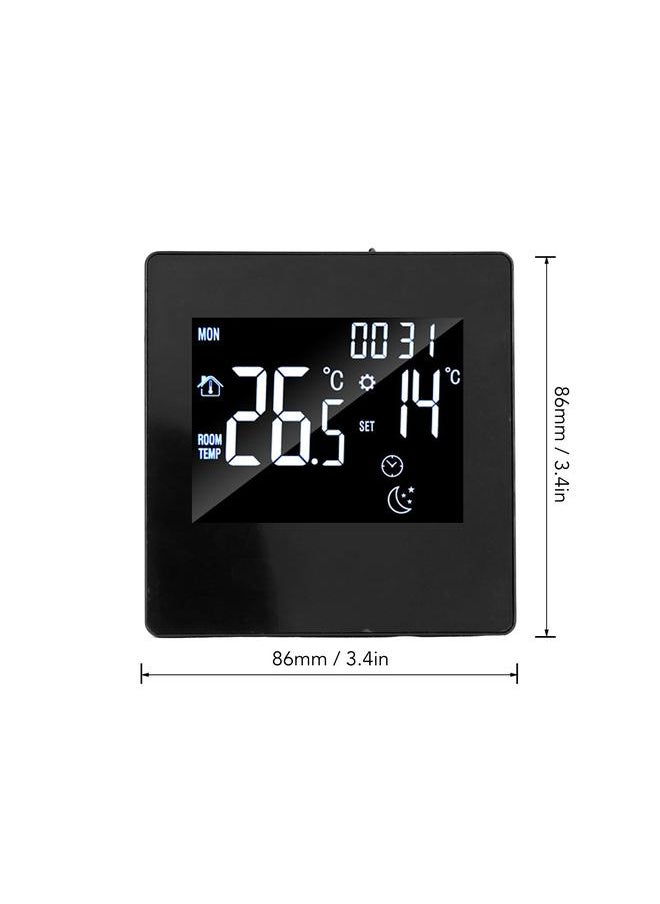 Thoraya 3A Smart Thermostat LCD Display Programmable Widely Used Water Heating Thermostat for Home Office Mall Hotel Nursing Homes Black WiFi Model  - Image 5