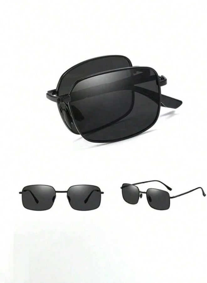 Foldable Polarized Sunglasses For Men UV400 For Driving - Image 5
