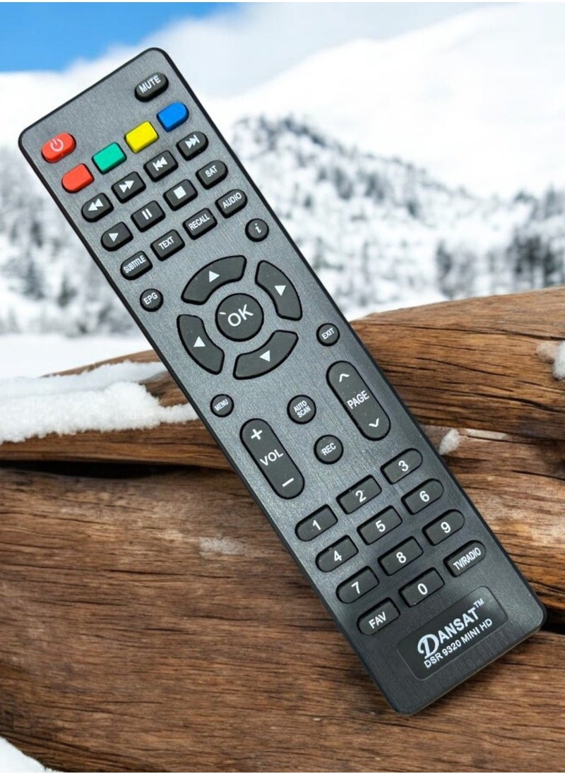 Dansat DSR 9320 Mini HD Universal Remote Control - Ergonomic Design with Full Feature Accessibility  - Image 4