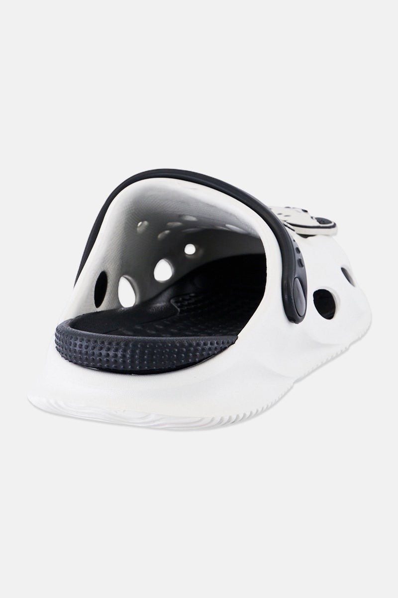 Peanuts Kids Boy Peanuts Slingback Clogs, Off White - Image 2