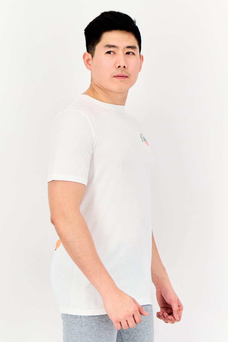 PUMA Men Sportswear Fit Short Sleeves Outdoor T-Shirt, White - Image 2