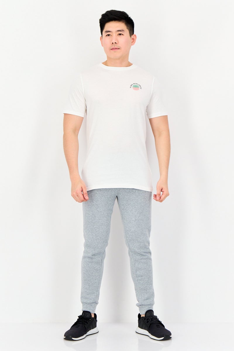 PUMA Men Sportswear Fit Short Sleeves Outdoor T-Shirt, White - Image 4