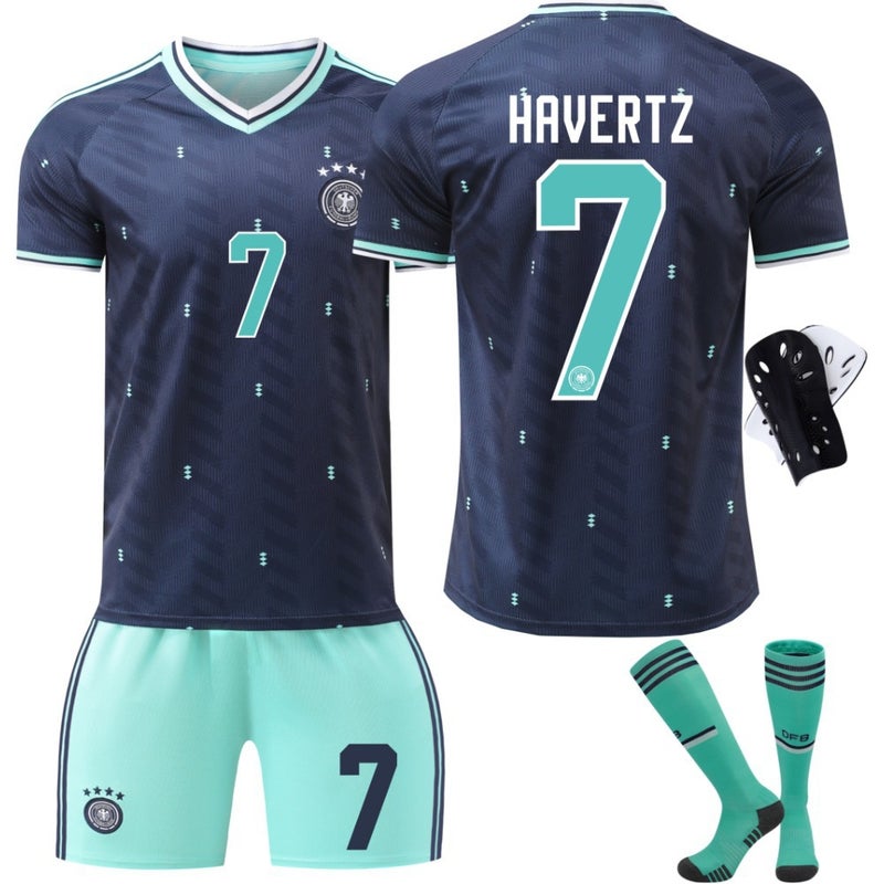 زي تدريب كرة القدم كأس العالم 2026 ألمانيا جيرسي رقم 13 مولر 7 هافيرتز 8 كروس بدلة الرجال للأطفال - Image 5