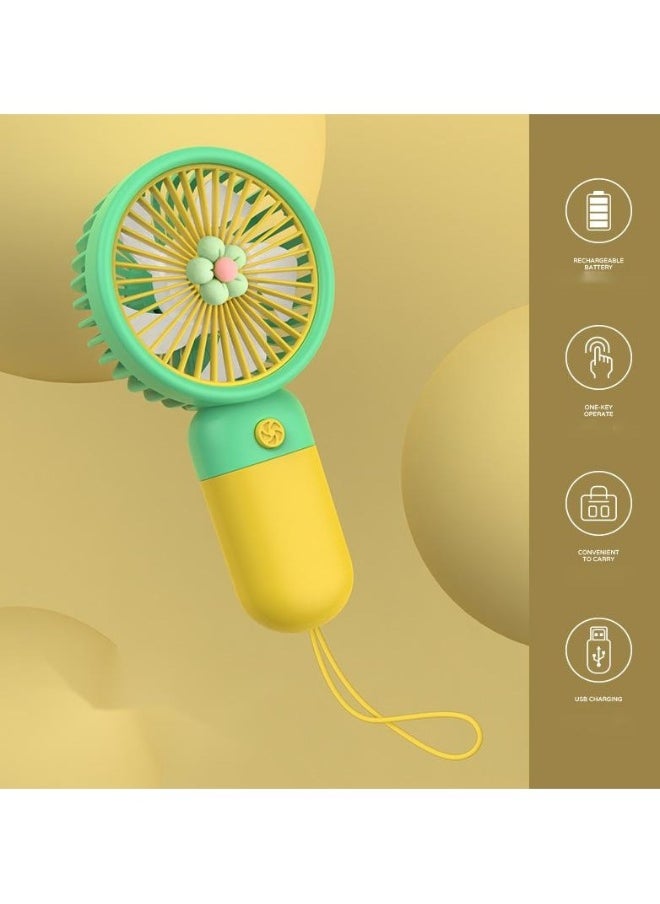 Generic Handheld USB Rechargeable Small Fan  - Image 1