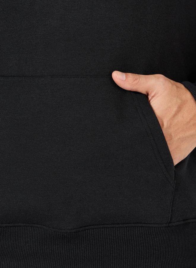 ستايلي هودي فضفاض مزين بخطوط مع جيوب - Image 3