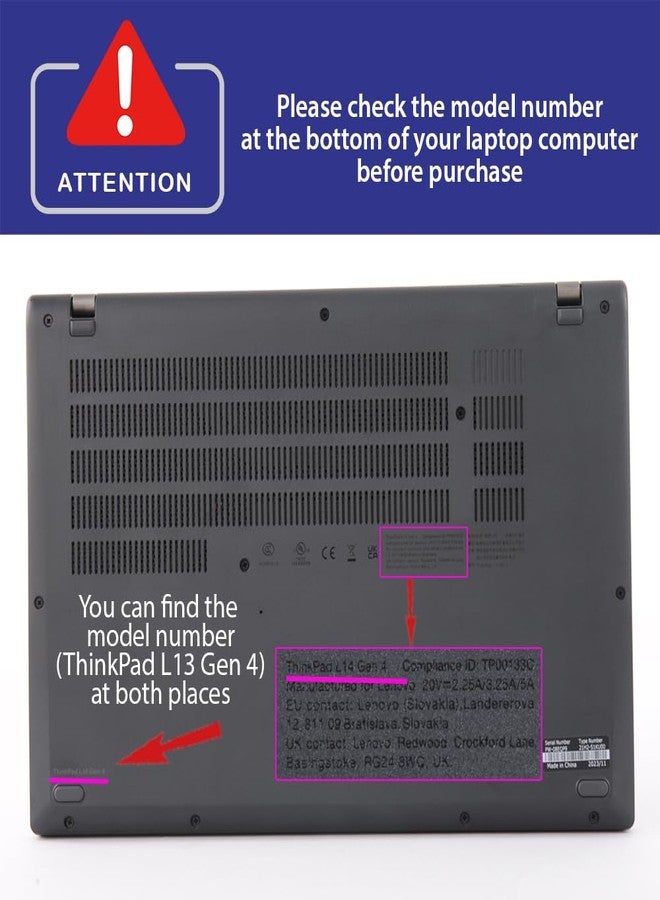 mCover ONLY Compatible with Lenovo ThinkPad L14 Gen 3 (2022-2024) 14 inch Windows Notebook Computer (Not for other models) Purple - Image 4
