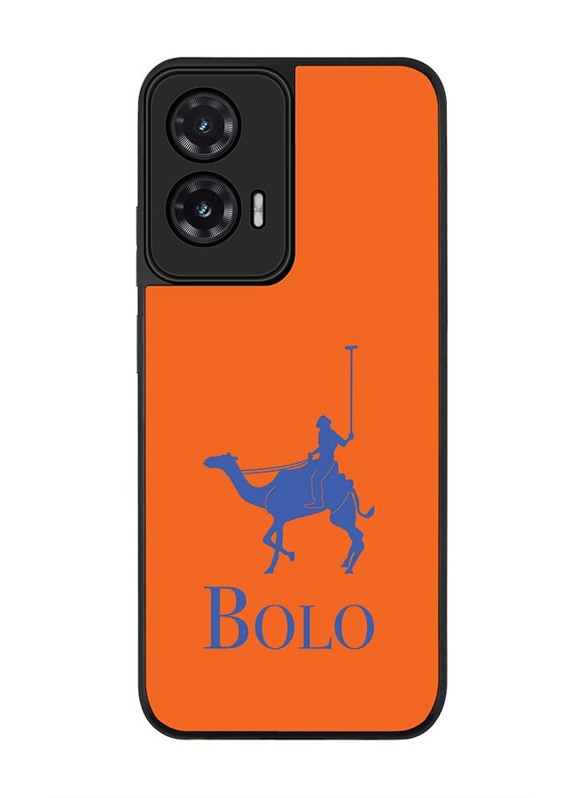 Stylizedd For Motorola Moto G35 Case,Slim fit Camera Protection, Shockproof Thin Phone cover  - BOLO Orange