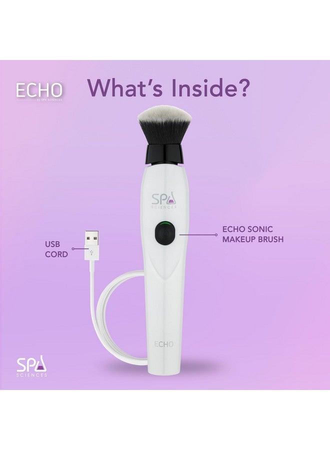 SPA SCIENCES Echomakeup Brush For Flawless Blending Contouring Highlight & Airbrush Finish3 Speedsrechargeable - Image 4