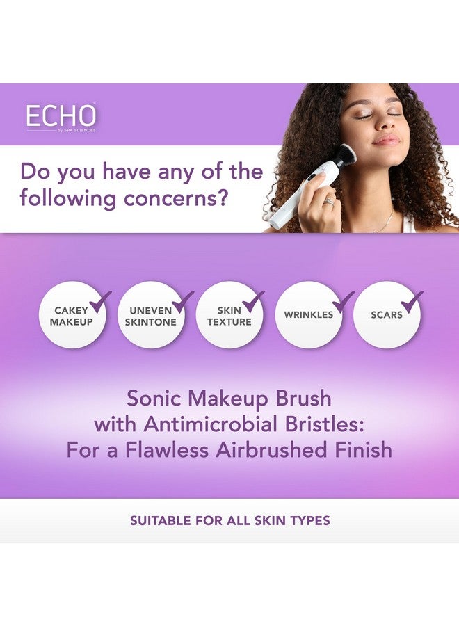SPA SCIENCES Echomakeup Brush For Flawless Blending Contouring Highlight & Airbrush Finish3 Speedsrechargeable - Image 2