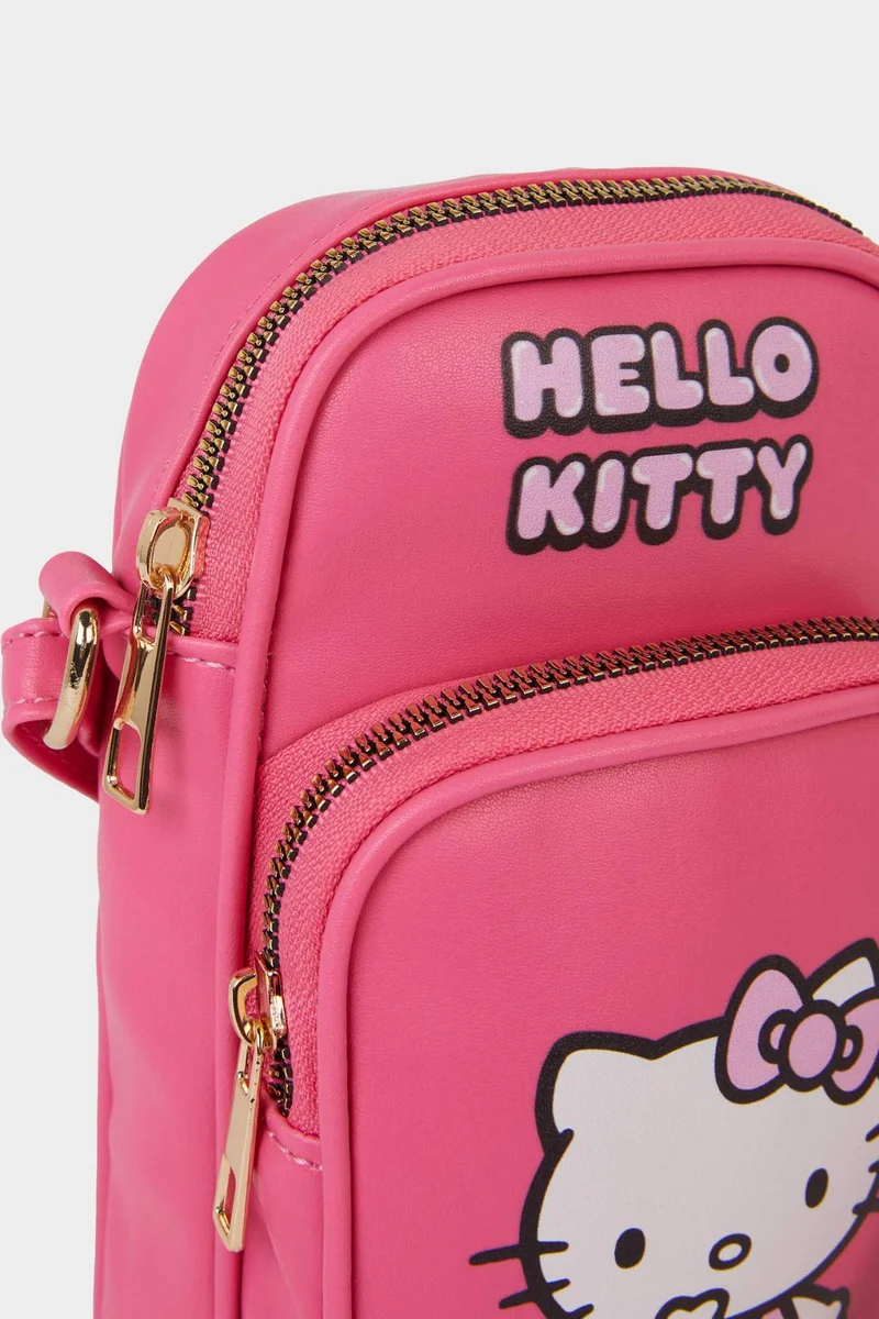 Defacto  Hello Kitty Licensed Printed Phone Bag  | Best Price UAE