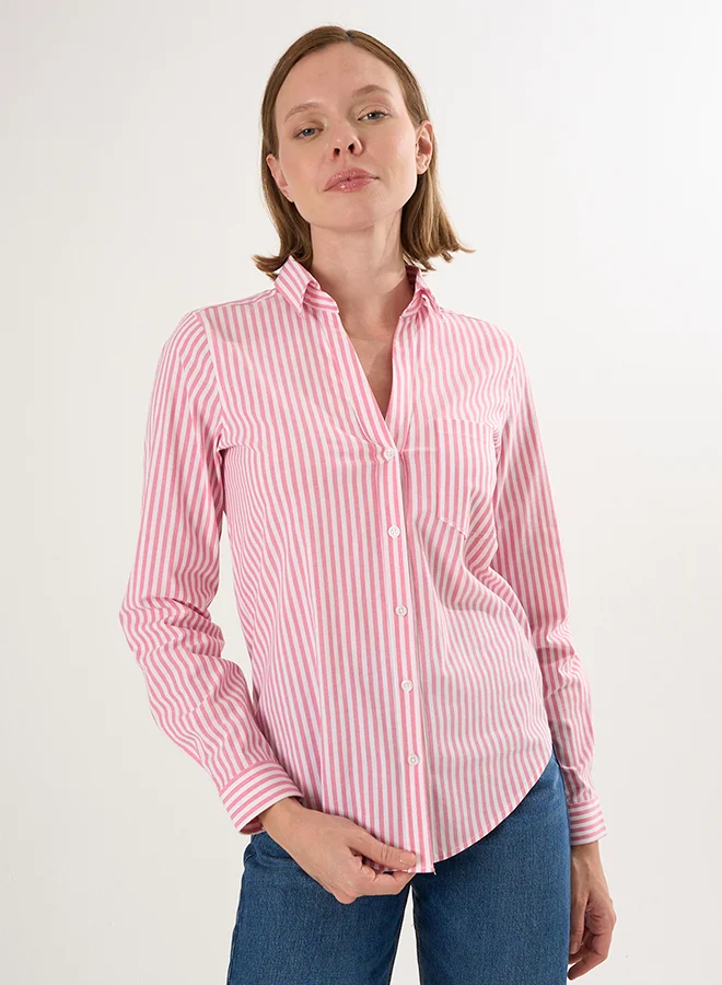 FELIX HARDY Striped Long Sleeve Shirt