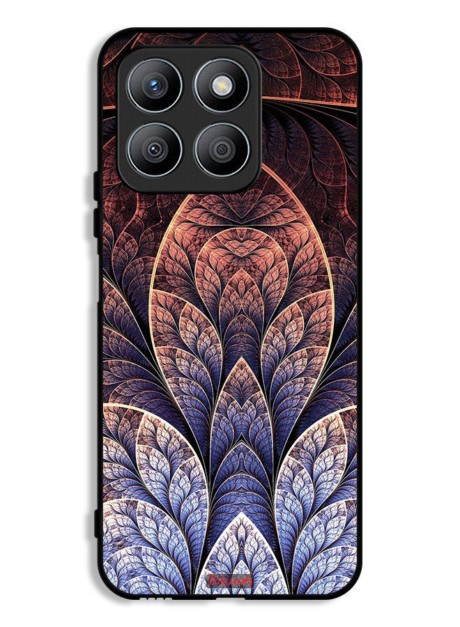 Tolwak Honor X8b Protective Case Cover Floral Fractal Abstract - Image 1