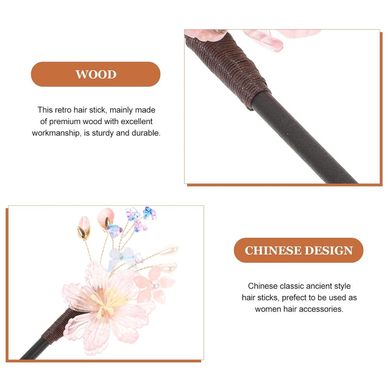 Demand fit global economical quality Retro Chinese Hair Stick for Hanfu, White Vintage Hairpin Floral Design, Ancient Hair Chopstick Accessory for Traditional Updo Hairstyles Personal & public compatible Ready-to-ship local stock Trendy versatile build Multi-hub shipment dispatch Cost effective fine quality Classified organized storage Local market compliant trusted quality Fixed & portable compatible Affordable purchase options Light precision processed material Multi-market matching options Post-order arranged dispatch Dense material Strong durable raw material Batch consistent craftsmanship Assorted color options Globally popular elegant design Wide range usage design Popular trusted craftsmanship All-round unified build Oil resistant Budget friendly trendy design Odor resistant Closed & open space compatible - Image 3