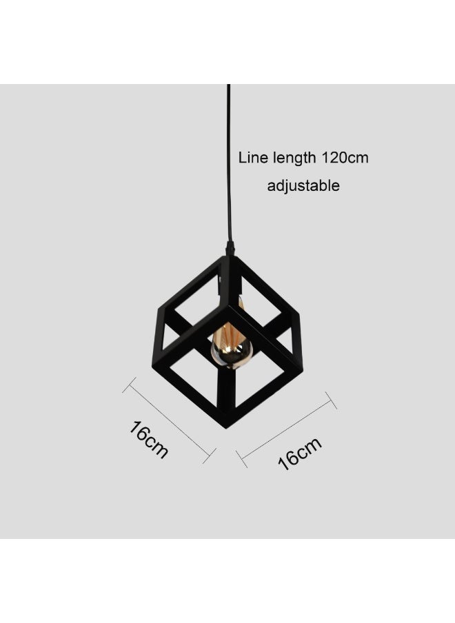 هامر اضاءة معلقة مفرد لون الشكل اسود تصميم عصري وفاخر.  - Image 2
