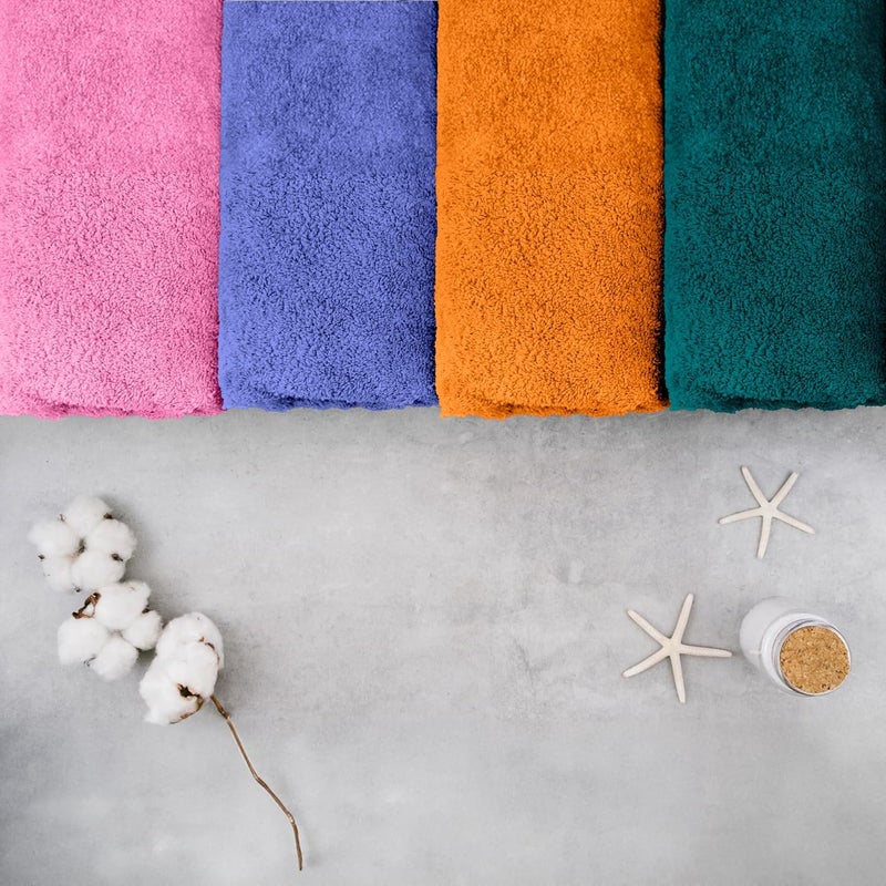 DecorRack 12 Pack 100% Cotton Wash Cloth, Luxurious Soft, 12 x 12 inch Ultra Absorbent, Machine Washable Washcloths, Assorted Colors (12 Pack) - Image 3
