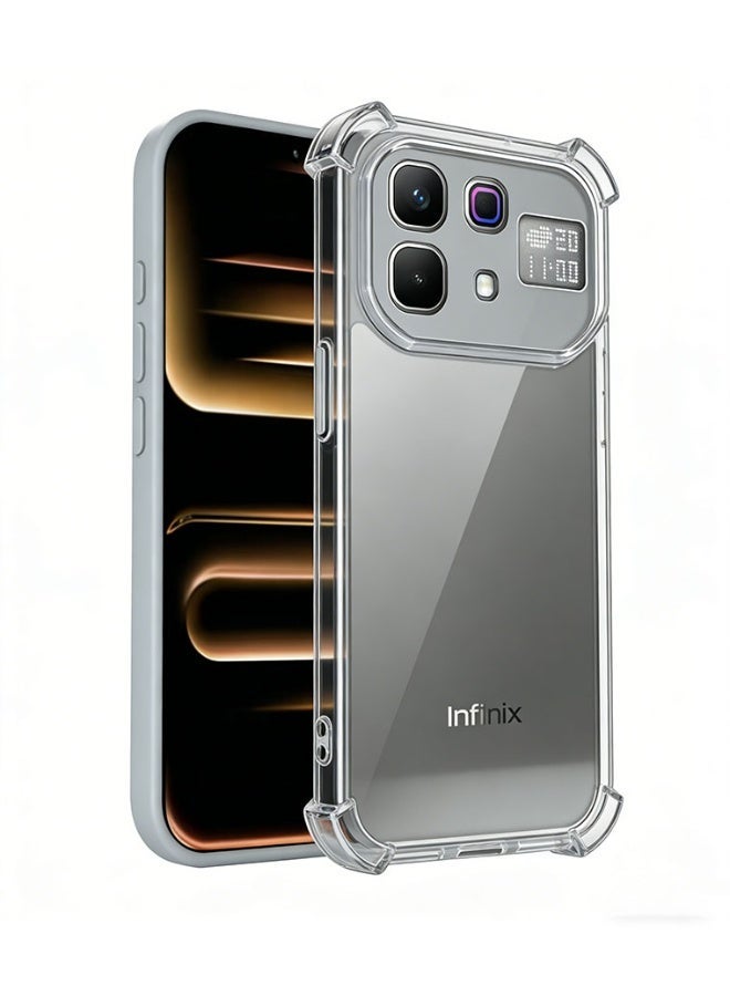 qirg Qirg Transparent Soft Silicone Case For Infinix Note 60 ZD41FFAD6062CB3313CF7Z