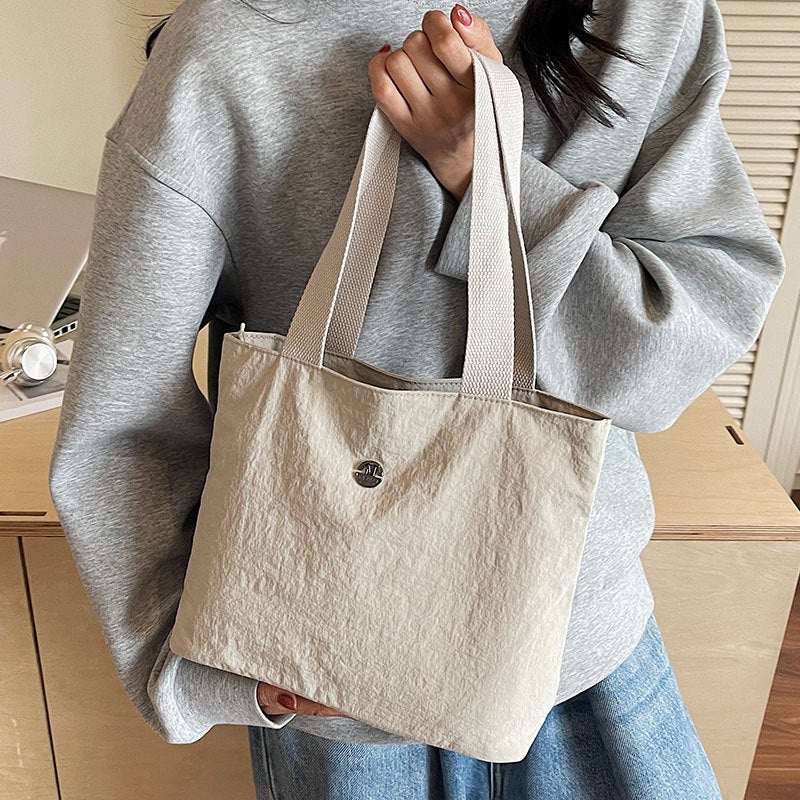 Women's Casual Lightweight Mini Canvas Bucket Bag - Image 3