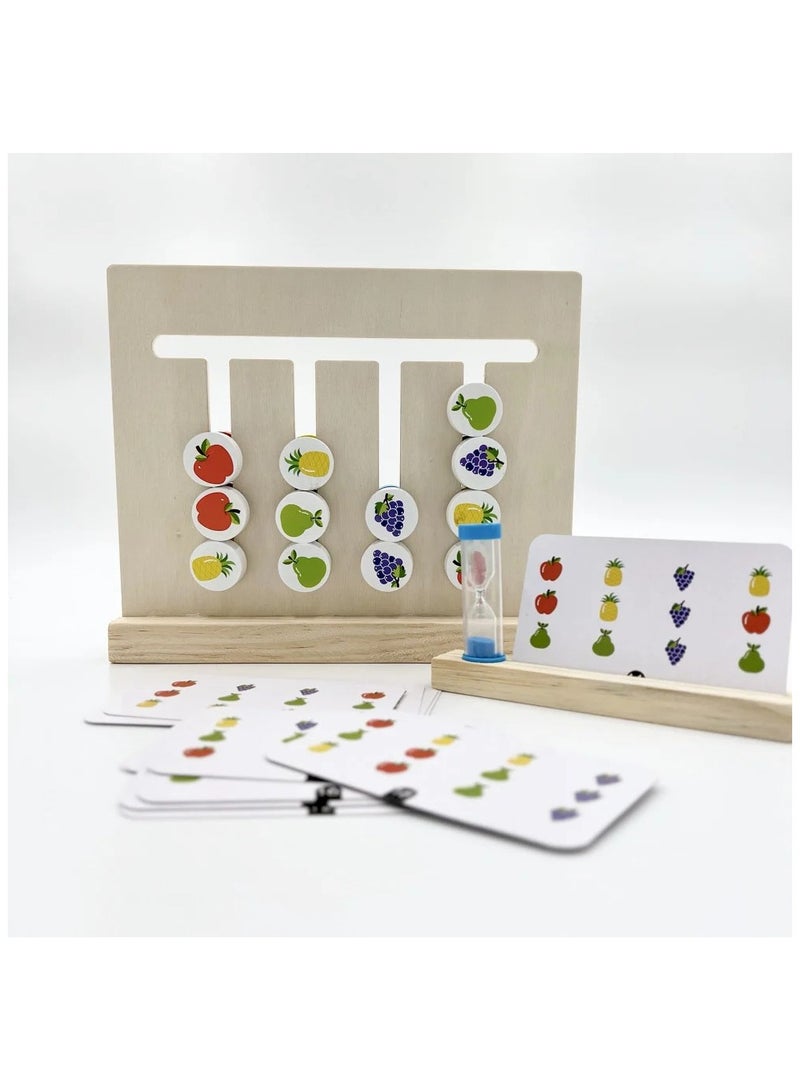 Fruit & Color Sorting Game for Kids - with Sorting Tools & Tweezers 