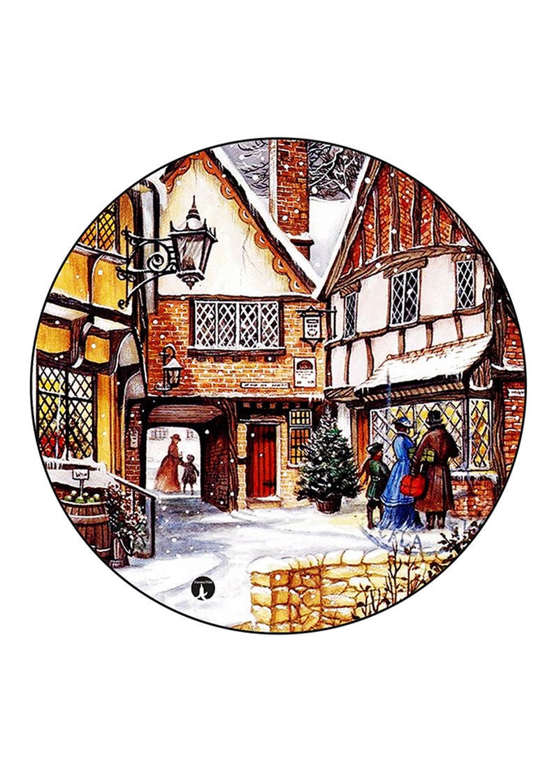 RKN Vintage Art Printed Mouse Pad  Multicolour