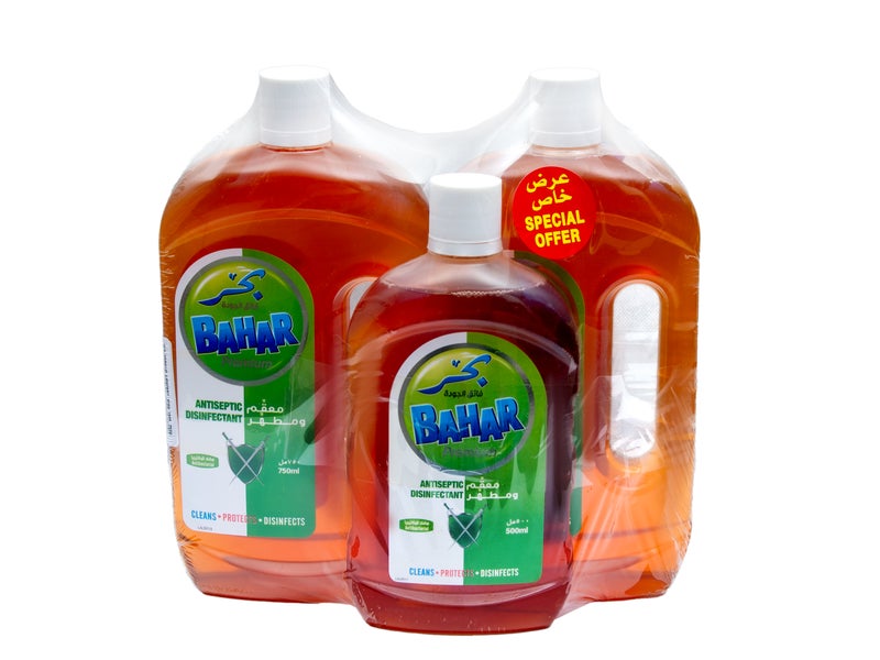 بحر سائل مطهر ومطهر لليدين والأسطح والاستخدام المنزلي، مع انتعاش يدوم طويلاً (عبوة من قطعتين سعة 750 مل مع 500 مل مجانًا) - Image 1