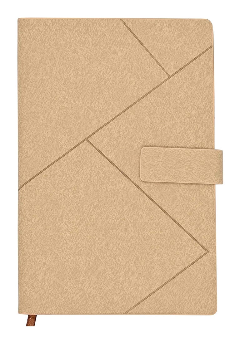 Excefore A5 Journal Notebook PU Leather Hardcover Diary Lined with Pocket & Pen Holder, Classic Square Magnetic Buckle, Gift for Women Girls  - Image 1