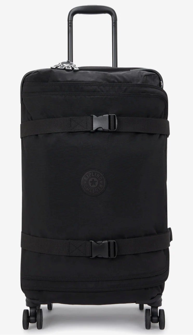 Kipling Spontaneous M Black Noir Medium Wheeled Luggage I6918-P39 - Image 1