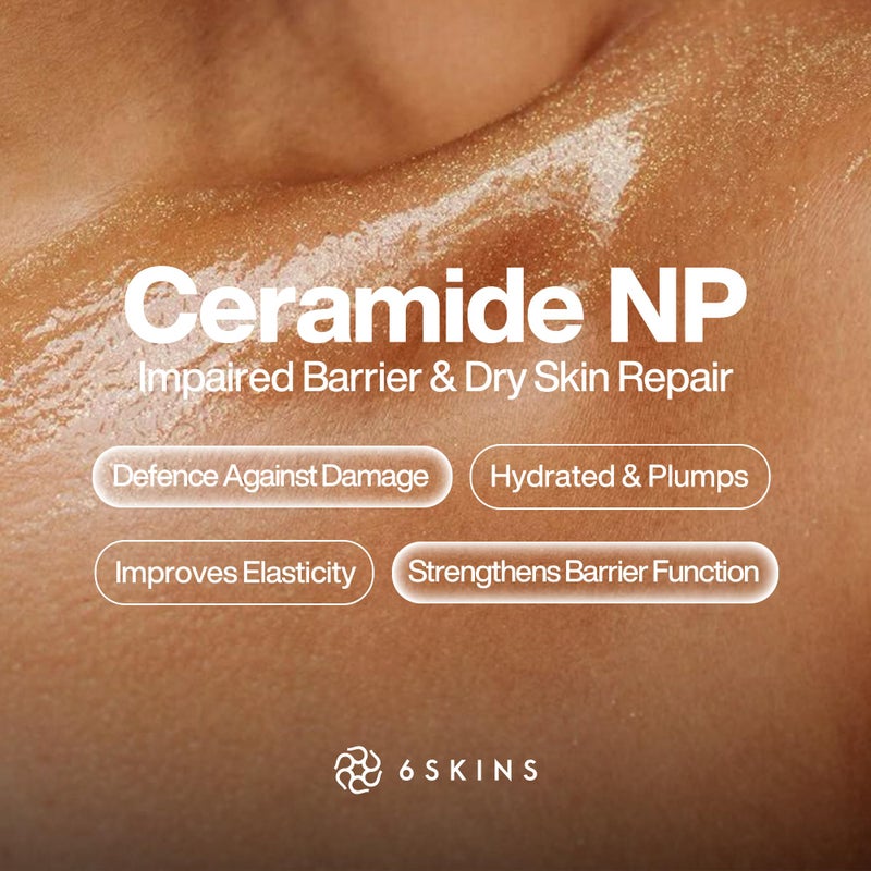 6SKINSÂ® Face Moisturizer with Niacinamide & Ceramides - Korean Skin Care Facial Moisturizer For Skin Barrier Support & Pore Minimizer - Oil-Free Hydrating Face Gel For All Skin Types - 1.7oz - Image 5