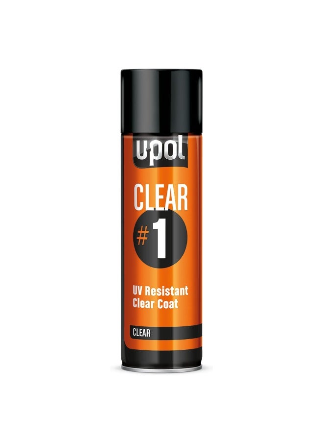 U-pol Clear AL High Gloss UV Clearcoat  450 ml Aerosol