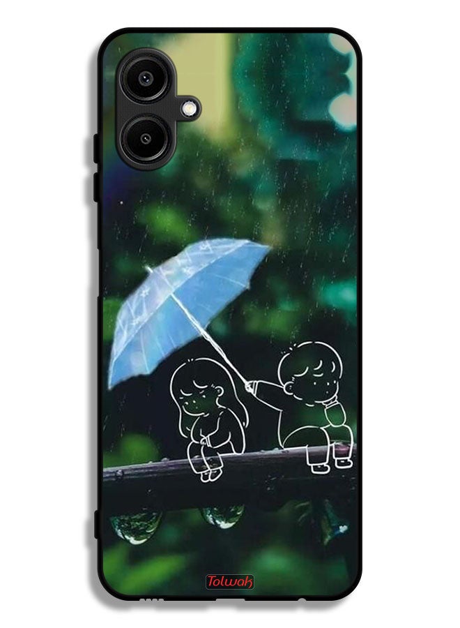 Tolwak Samsung Galaxy M06 5G Protective Case Cover Couple Abstract Art - Image 1