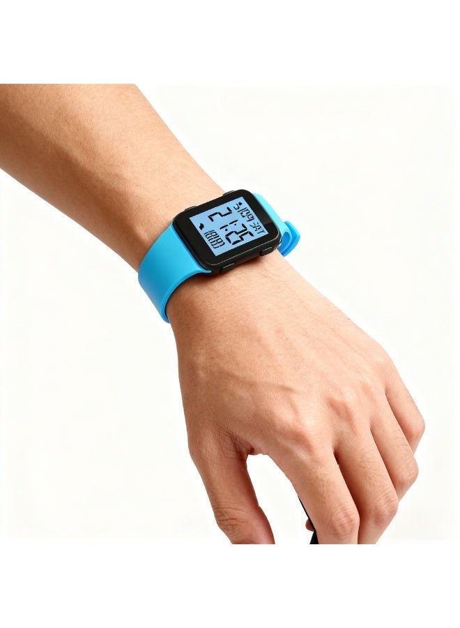 Kids Watches for Girls Boys, P12 Waterproof Watch, Digital Sport Watch with Step Counter Pedometer Vibration Alarm Clock, Luminous watch, No App Waterproof Fitness Tracker Kids Watch Boys Girls Teens Students Ages 5-16 - Image 4