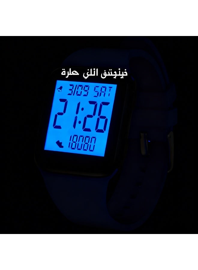 Kids Watches for Girls Boys, P12 Waterproof Watch, Digital Sport Watch with Step Counter Pedometer Vibration Alarm Clock, Luminous watch, No App Waterproof Fitness Tracker Kids Watch Boys Girls Teens Students Ages 5-16 - Image 5