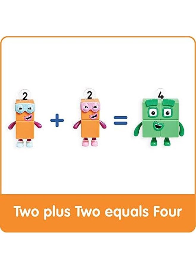 hand2mind - Numberblocks Four And The Terrible Twos Toy Figures Collectibles Small Cartoon Figurines For Kids Mini Action Figures Character Play Figure Playsets Imaginative Toys - Image 1